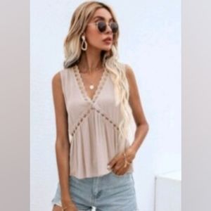 Shein Womens Dusty Pink Tank sz xs